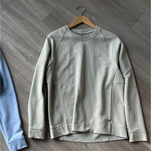 Lululemon city sweat crew, raw linen, medium